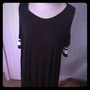 Cold shoulder dress